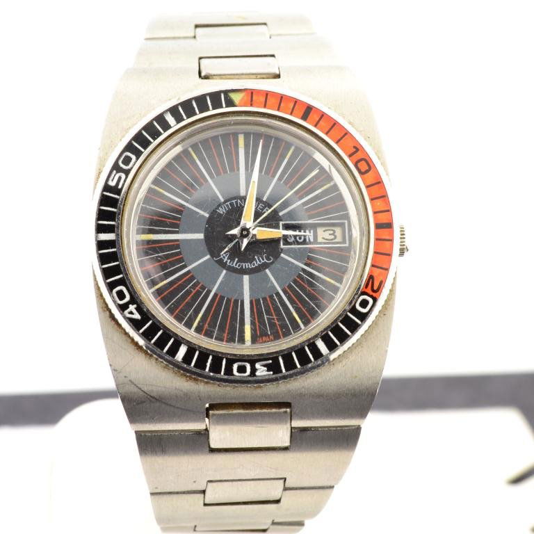 Mans Wittnauer Automatic Watch: Mans Wittnauer Automatic Watch. 36mm stainless steel case. running