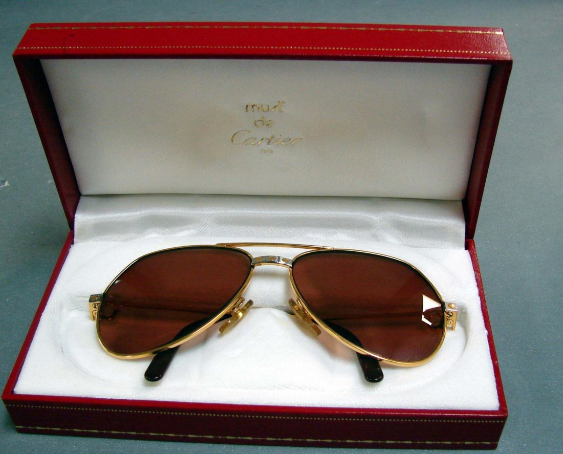 Men's Cartier Sunglasses #130: Men's Cartier Sunglasses #130; these glasses have prescription lenses.