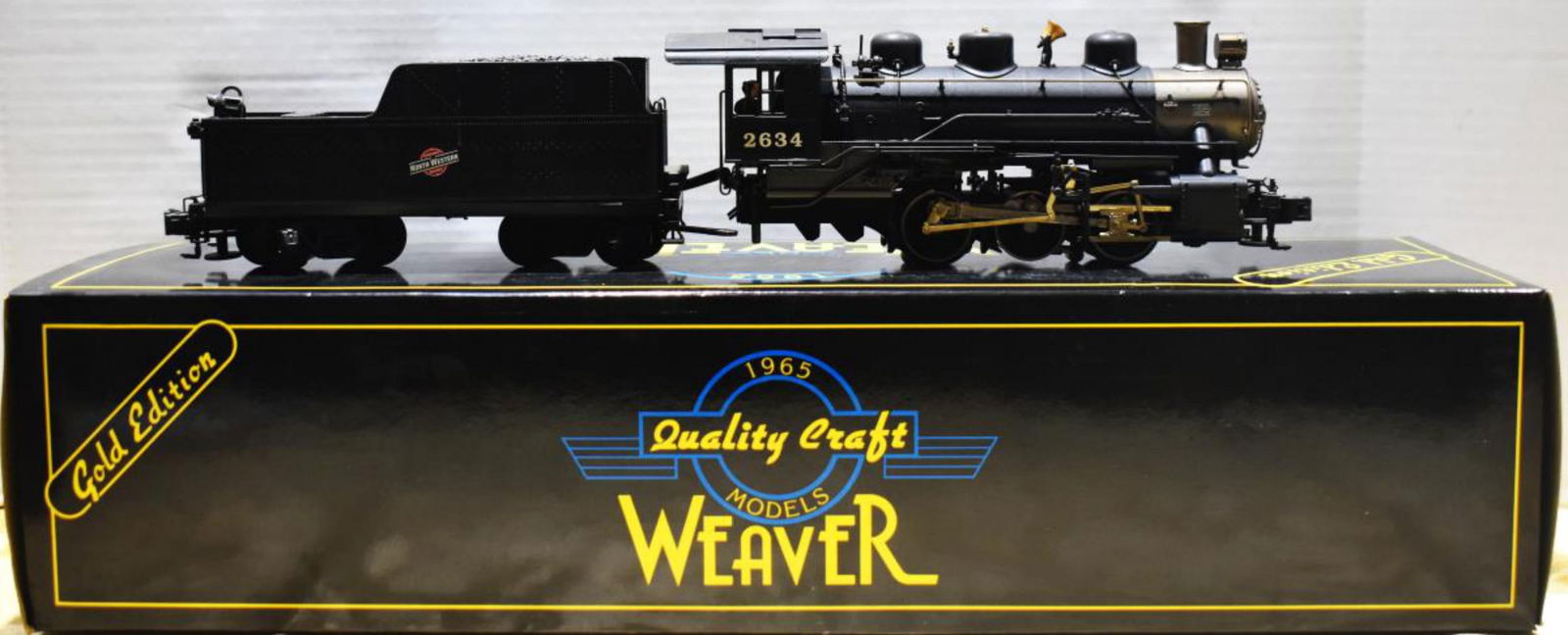 Weaver 2634 USRA 0-6-0 Brass Steam Switcher Engine: Weaver 2634 USRA 0-6-0 Brass Steam Switcher Engine, with original box, untested.