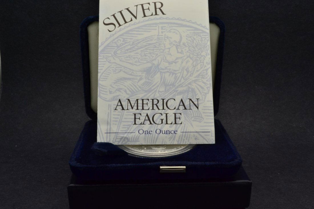 2000 $1 Silver American Eagle With Box & Papers P: 2000 $1 Silver American Eagle With Box & Papers Proof