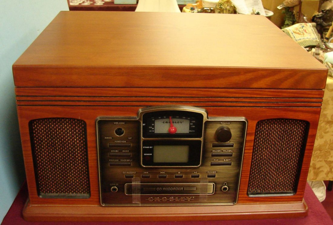 Crosley Producer CD Recorder Never Used: Crosley Producer CD Recorder #CR245, Never Used, with original instruction manual.