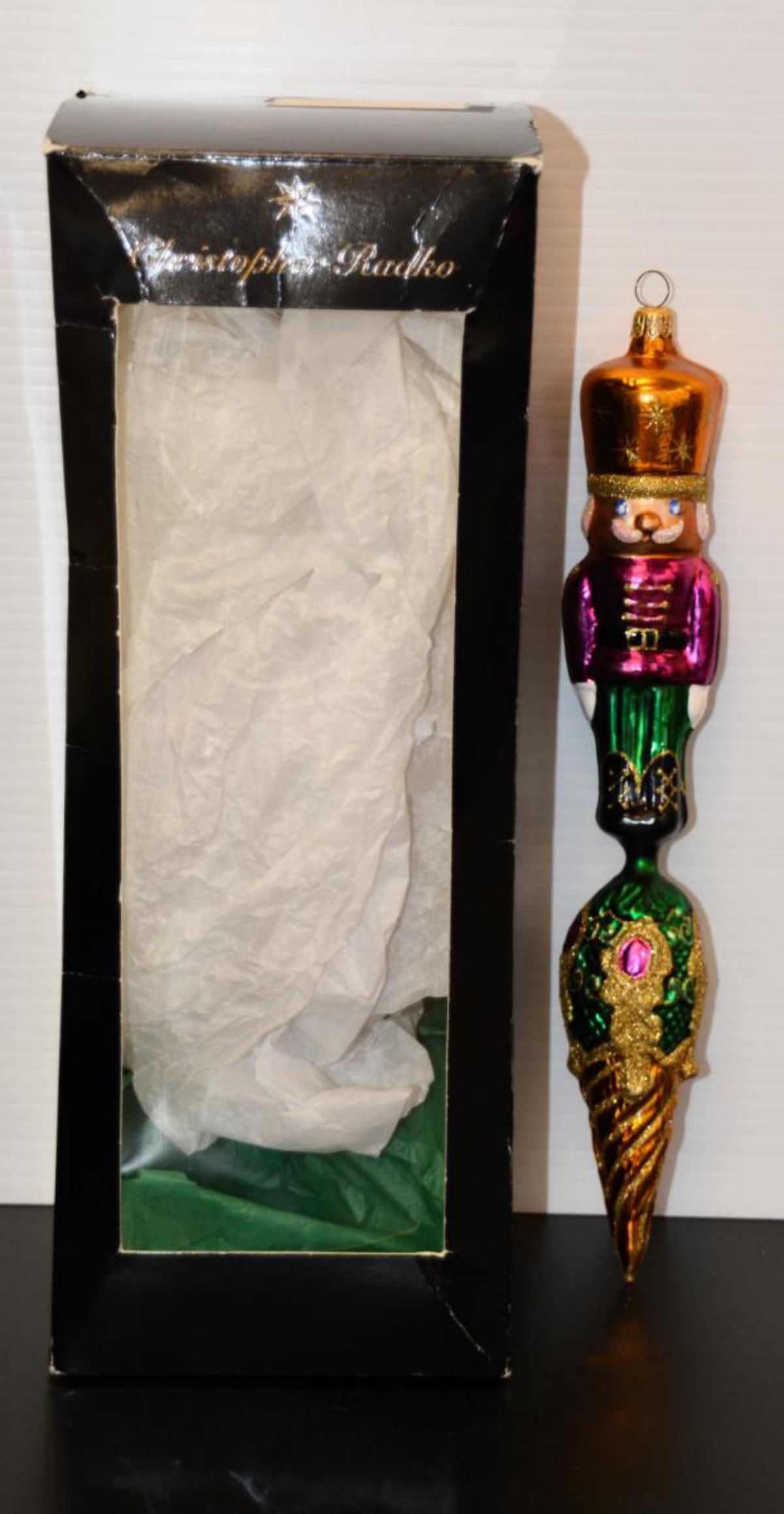 Christopher Radko 1999 Nutcracker Twist Christmas: Christopher Radko 1999 Nutcracker Twist Christmas Ornament
