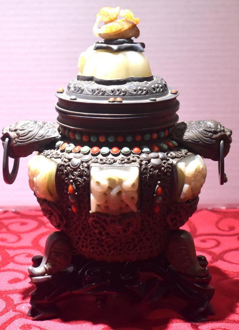 Silver Hand-Wrought Incense Burner (1 of 6)