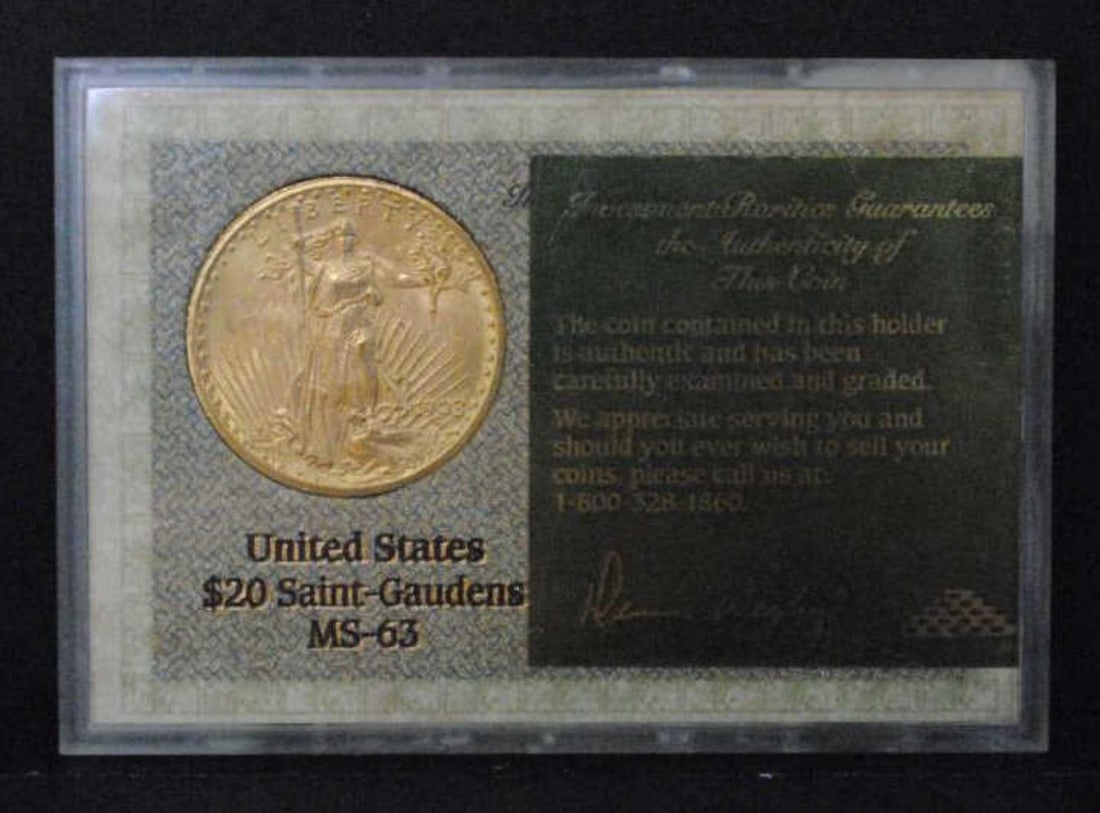 1908 No Motto $20 St. Gaudens I.R. MS63: 1908 No Motto $20 St. Gaudens I.R. MS63