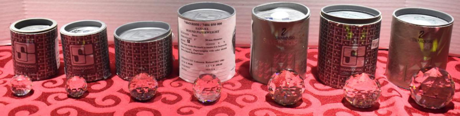 Group Of Swarovski Crystal Paperweights (1 of 4)