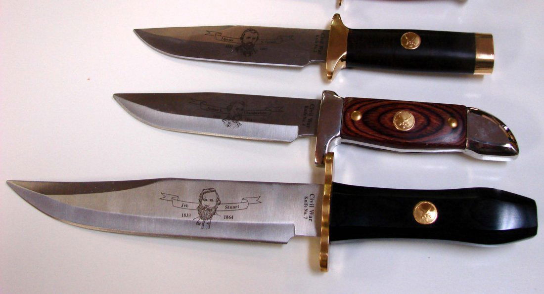 170: 3 American Mint Civil War Bowie Knives - Sep 22, 2012 | Gulfcoast