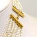 87: 9 strand White Freshwater Pearl Necklace - 3