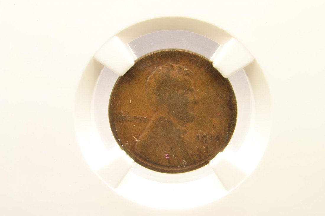 1914-D 1c Lincoln NGC VG 8 BN: 1914-D 1c Lincoln NGC Very Good 8 Brown