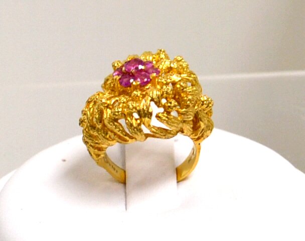 18kyg Ruby Ring - 4