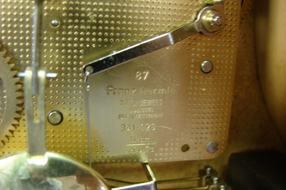 Franz Hermle Chiming Mantle Clock - Working - 3