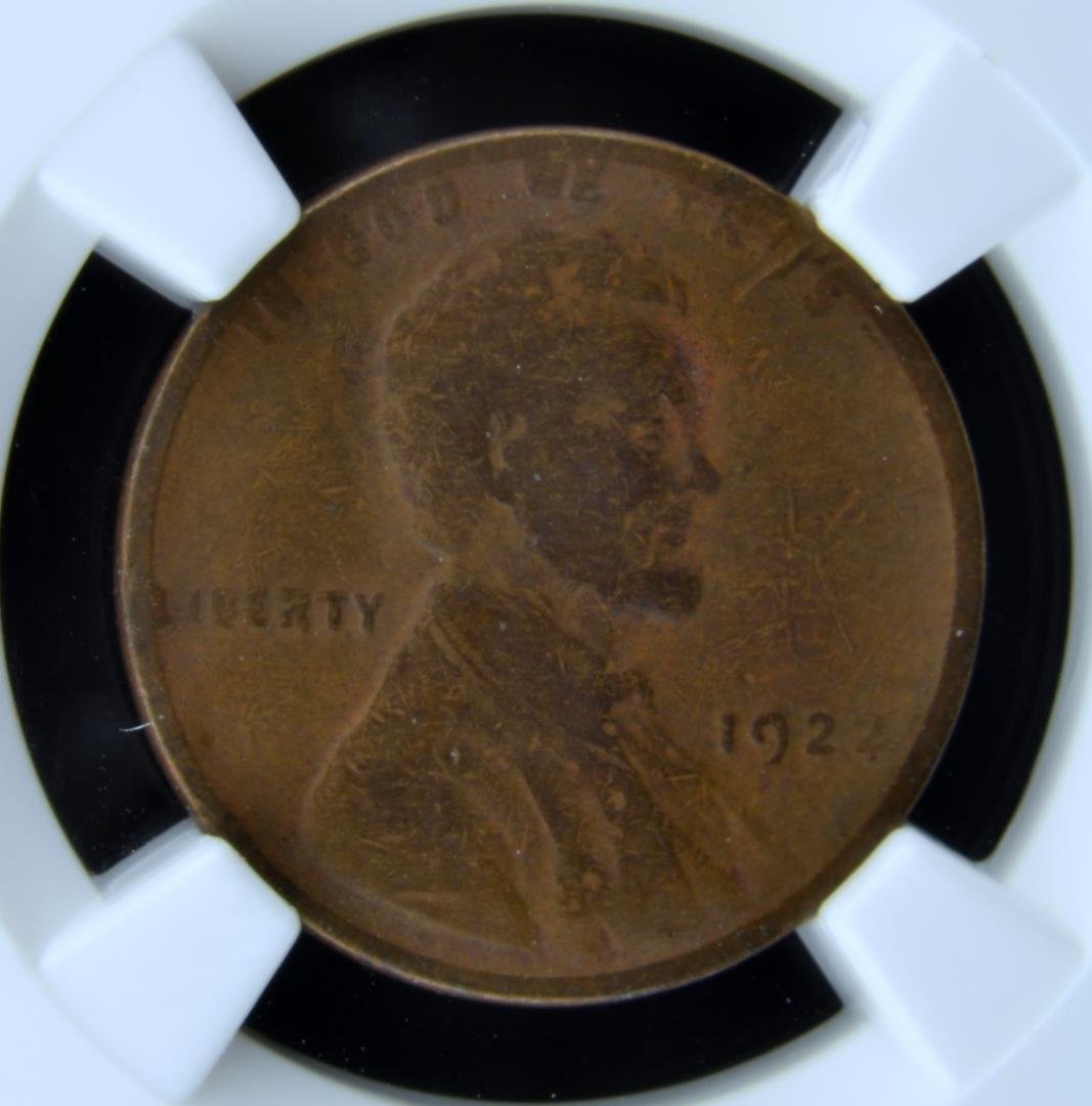 1922 No D Lincoln Cent NGC F 12 BN Weak Reverse