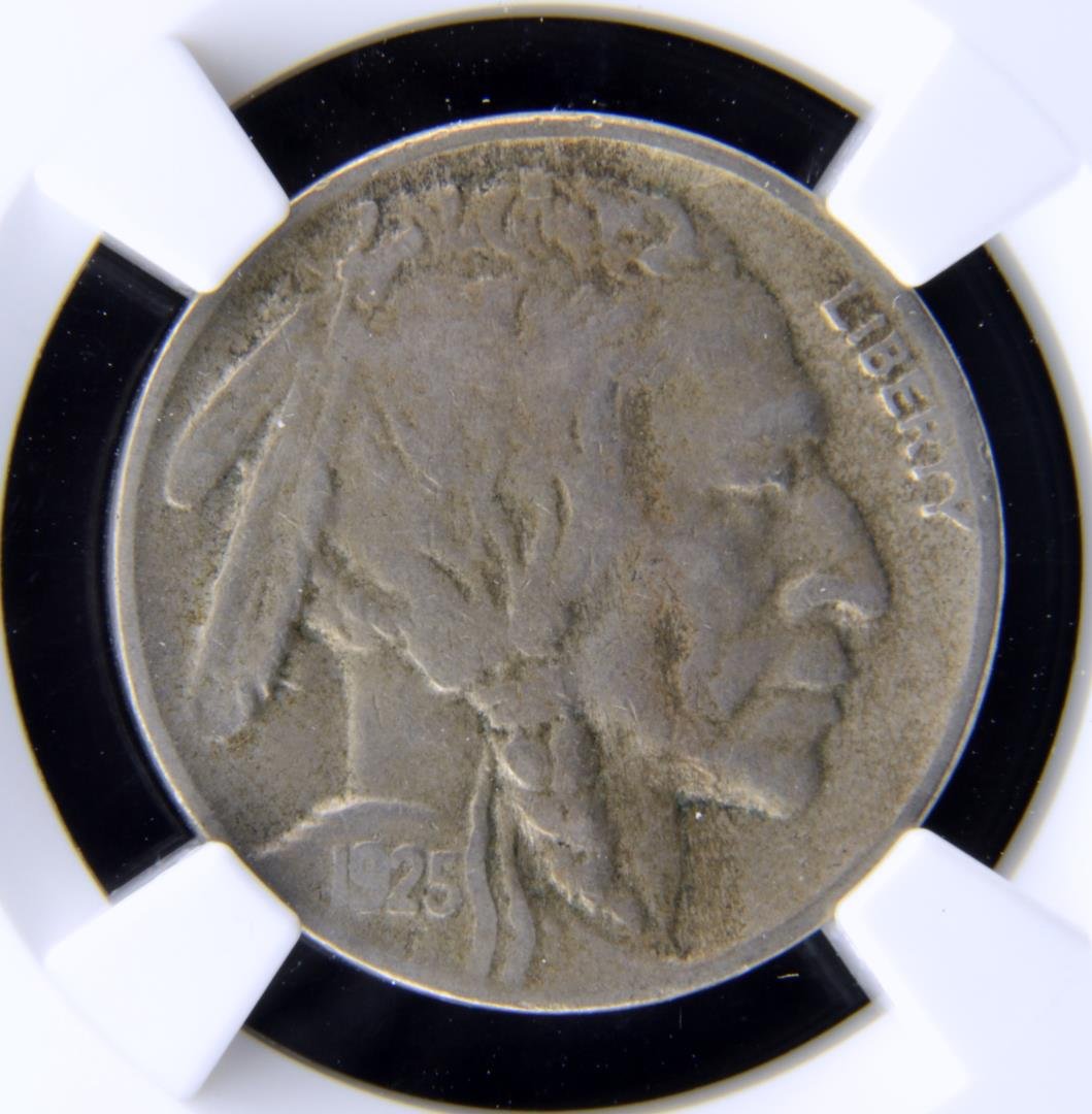 1925 D Buffalo Nickel NGC VF 30: 1925 D Buffalo Nickel NGC VF 30