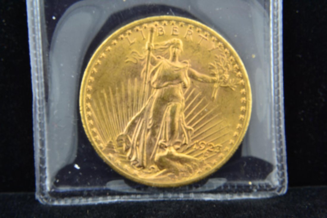 1923 $20 Saint Gaudens Gold Double Eagle BU: 1923 $20 Saint Gaudens Gold Double Eagle BU