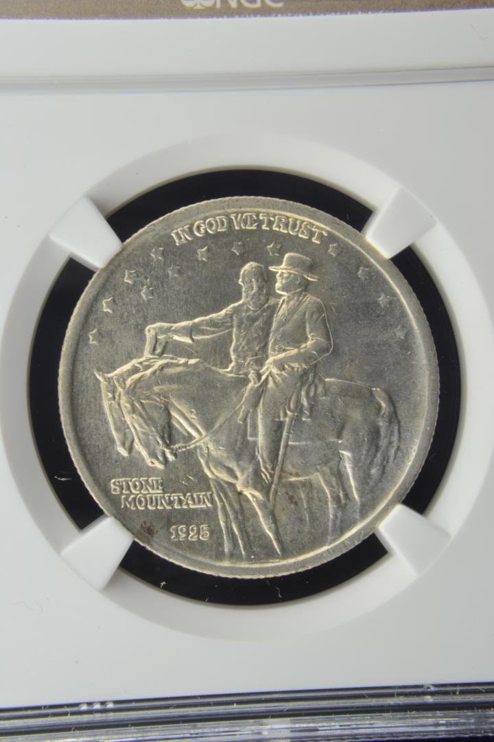 1925 Stone Mountain Memorial Half Dollar NGC MS 63: 1925 Stone Mountain Memorial Commem. Half Dollar NGC MS 63