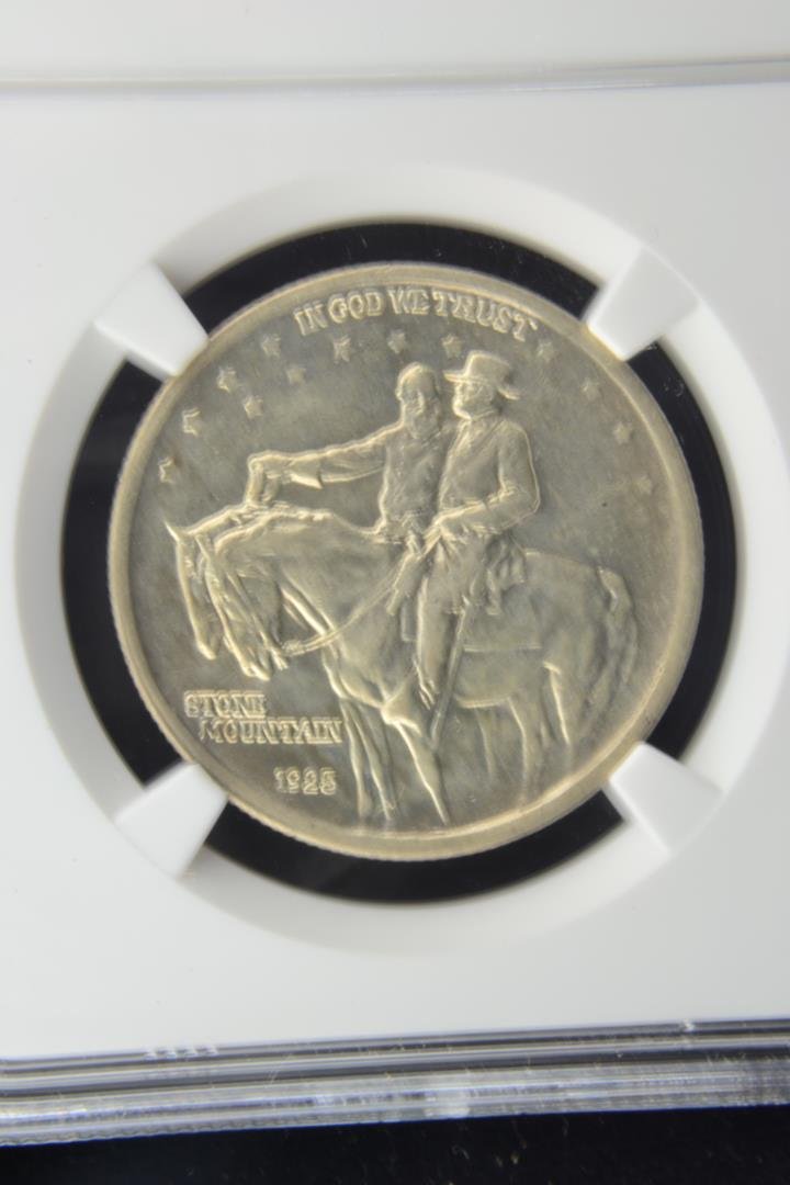 1925 Stone Mountain Memorial Half Dollar NGC MS 62: 1925 Stone Mountain Memorial Commem. Half Dollar NGC MS 62