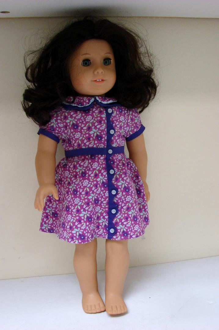 American Girl Doll - long dark hair, 18": American Girl Doll - with long dark hair, marked 18 E07; non smoking, no pet home. Excellent condition.