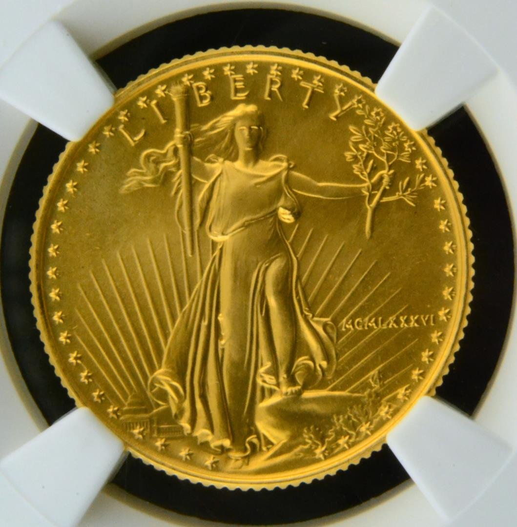 1986 $10 Gold American Eagle NGC MS 69: 1986 $10 Gold American Eagle NGC MS 69