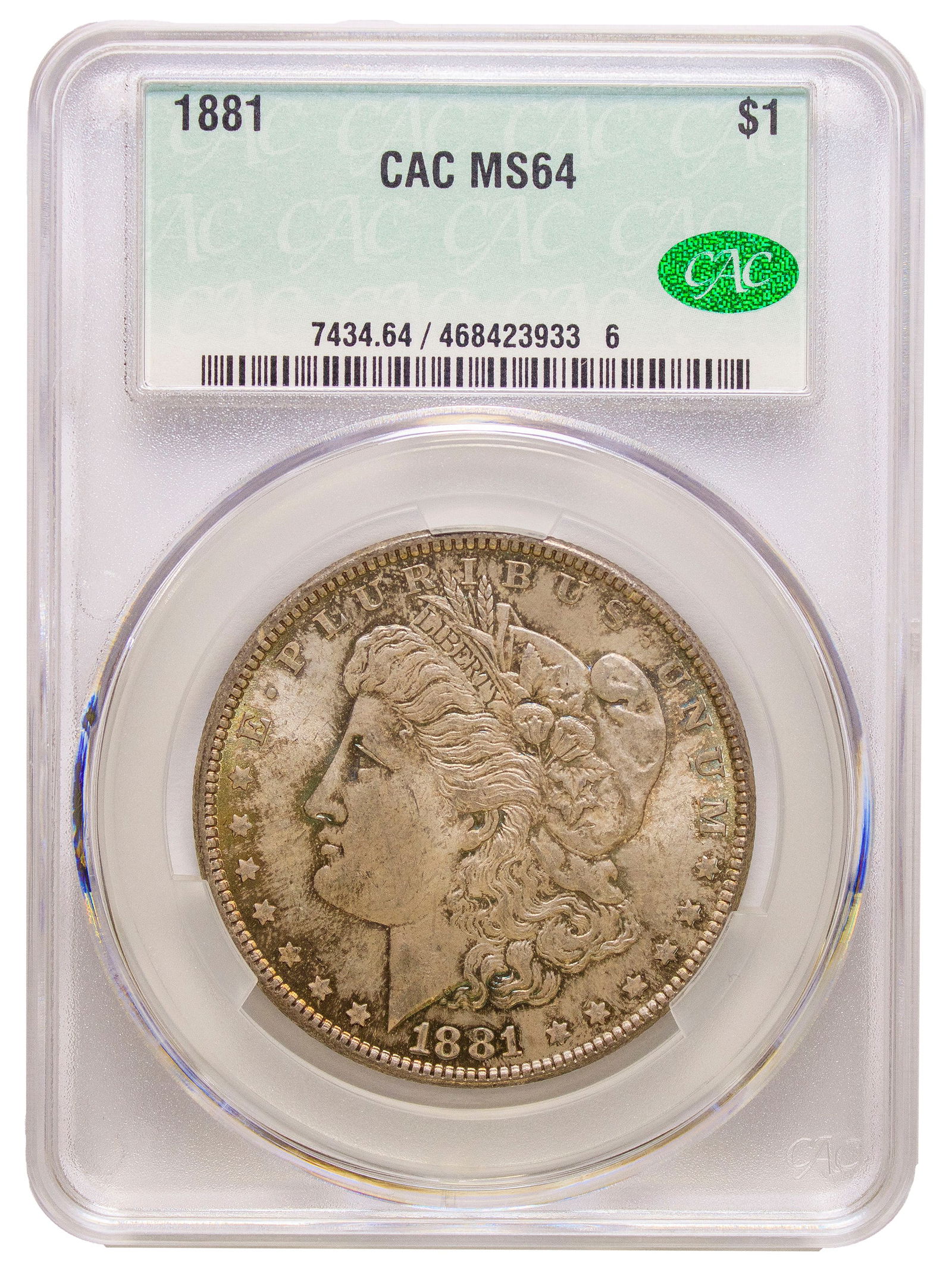 CACG MS-64 1881 Morgan Dollar (1 of 2)