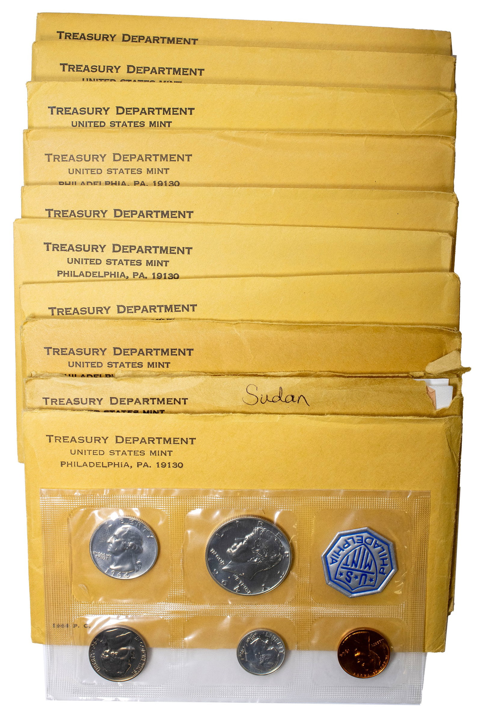 10 Pcs 1964 Proof Sets (1 of 1)
