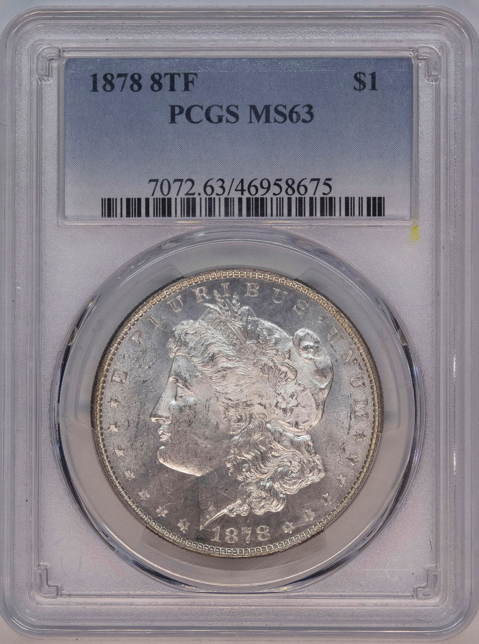 PCGS MS-63 1878 8TF Morgan Dollar (1 of 1)