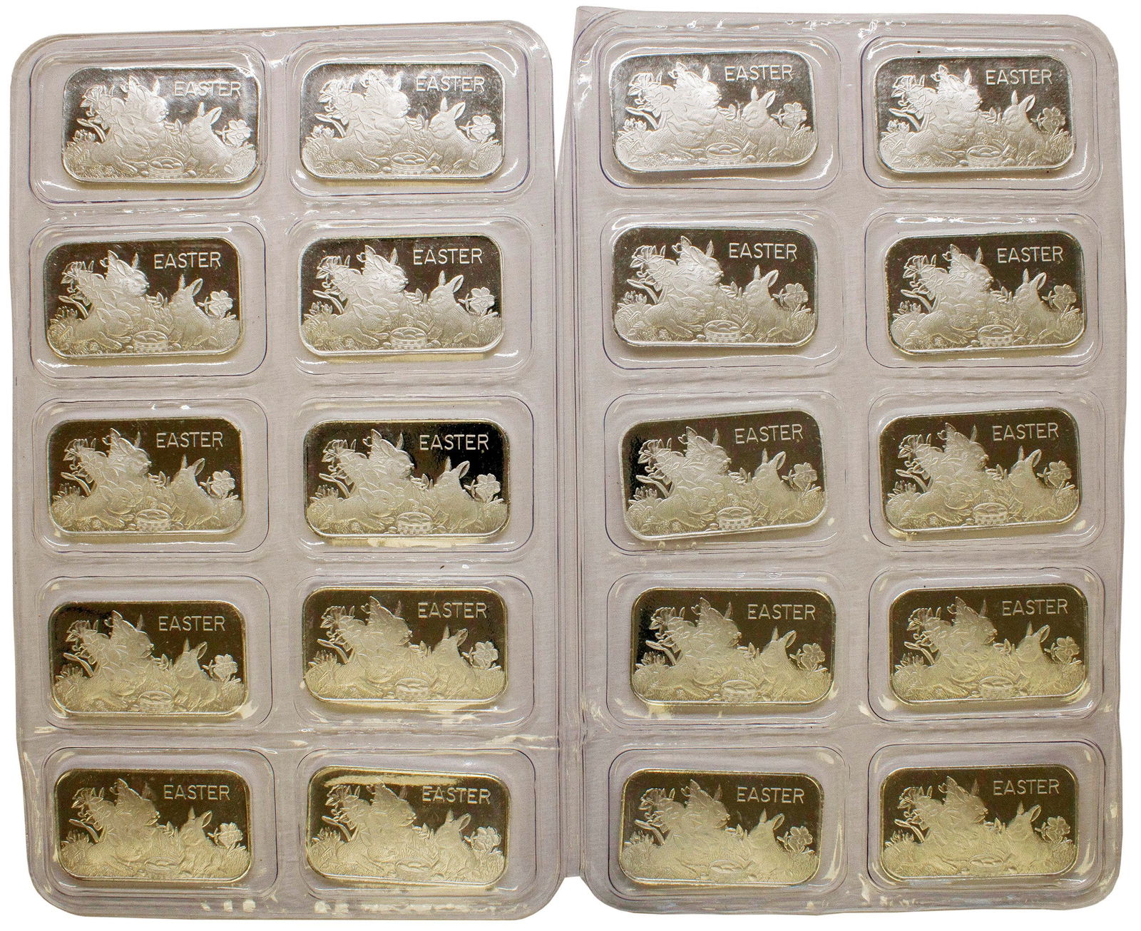 20 One Ounce Silver Easter Bars (1 of 2)