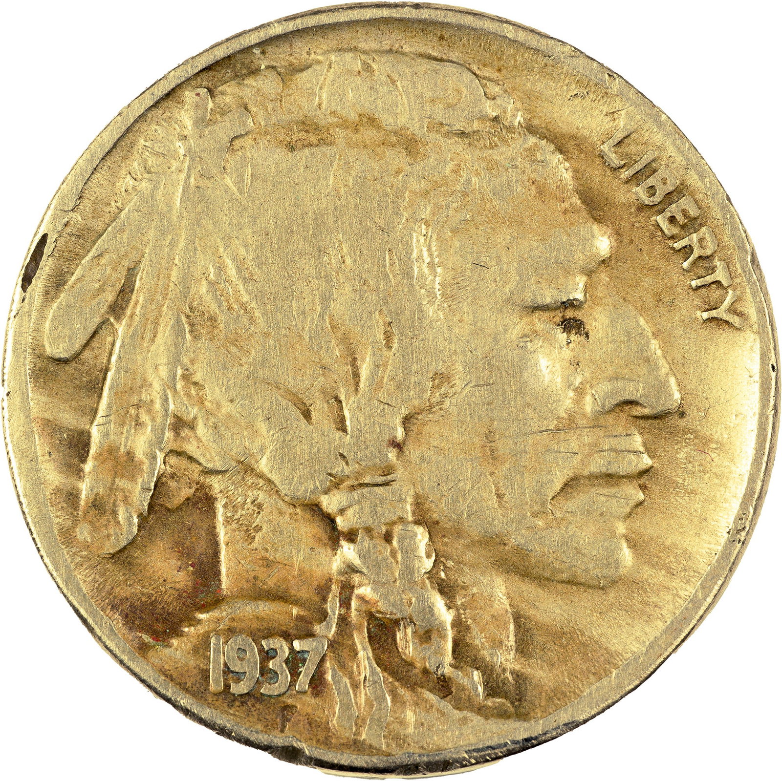 VF-20 1937-D 3 Leg Buffalo Nickel (1 of 2)