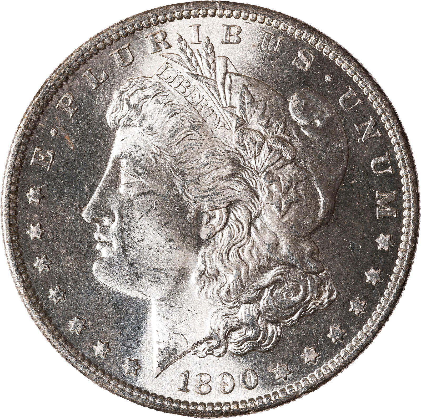 BU-62 1890-S Morgan Dollar (1 of 2)