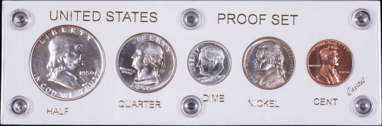 Premium Gem 1950 Proof Set (1 of 2)