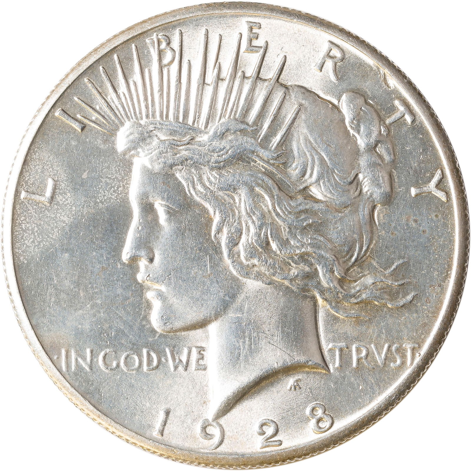 BU-60+ 1928 Peace Dollar (1 of 2)