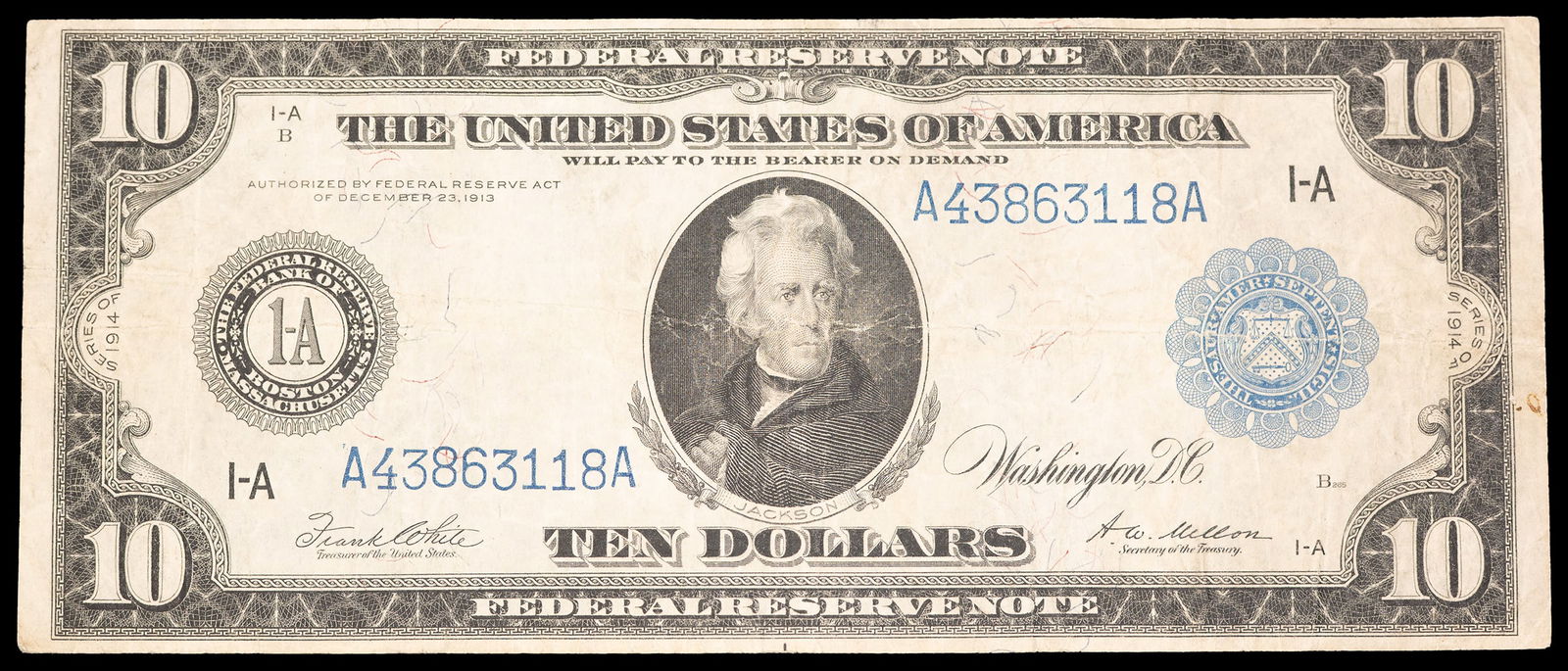 VF Series 1914 $10 FRN (1 of 2)