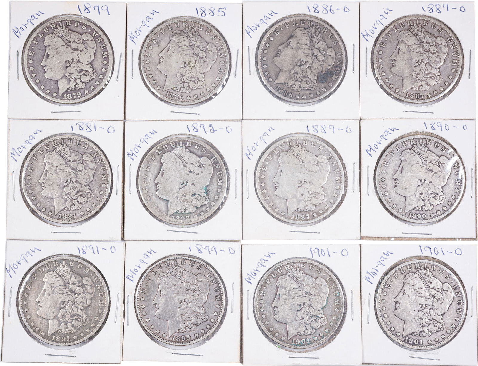 One Dozen VG to VF Morgan Dollars (1 of 2)