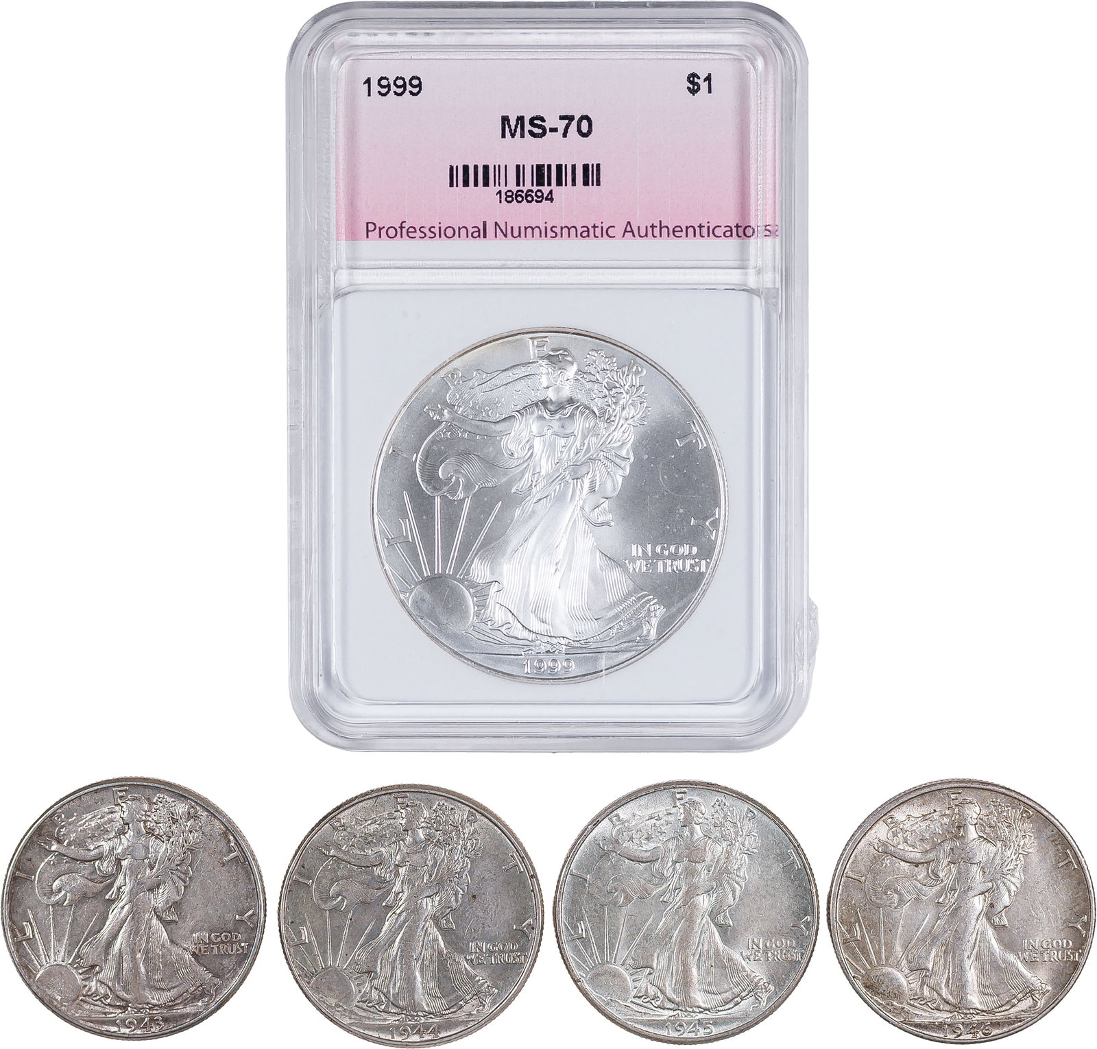 5 Piece Silver Lot (1 of 2)