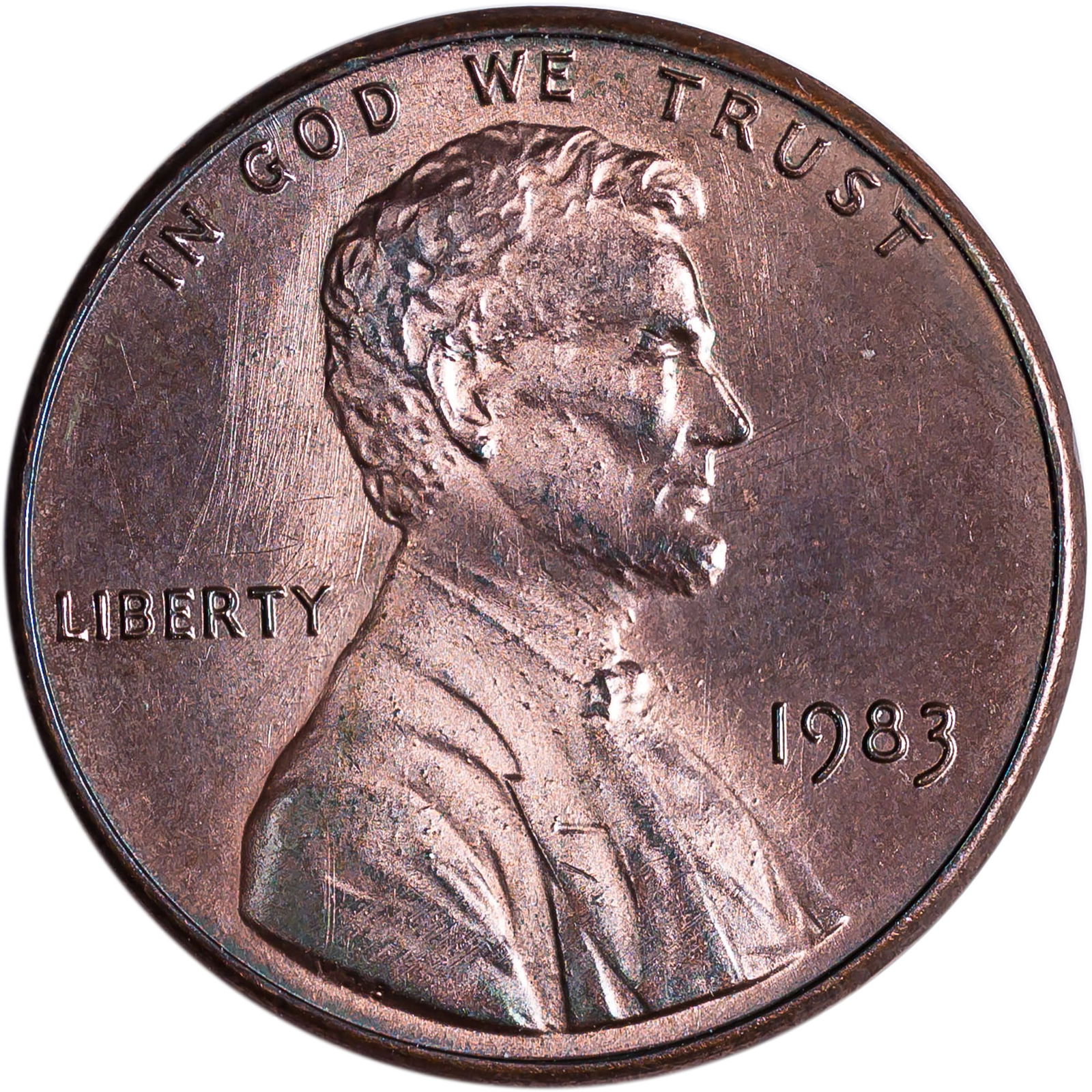 MS-64 RB 1983 Doubled Die Lincoln Cent (1 of 2)