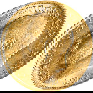 Great Britain. BU-60 1914 Gold Sovereign: Lustrous and original.