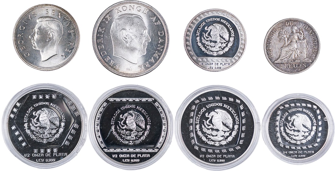 8 Piece World Silver Lot (1 of 2)