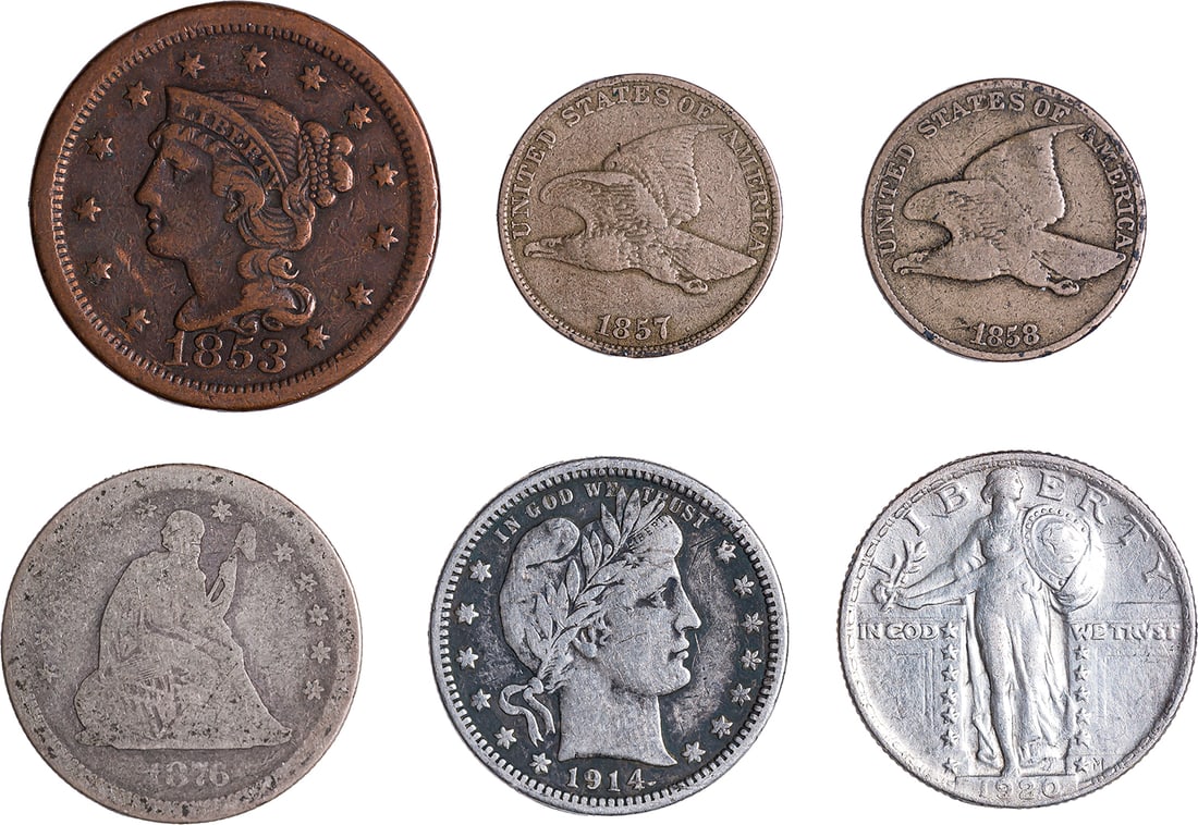 6 Piece Type Lot (1 of 2)