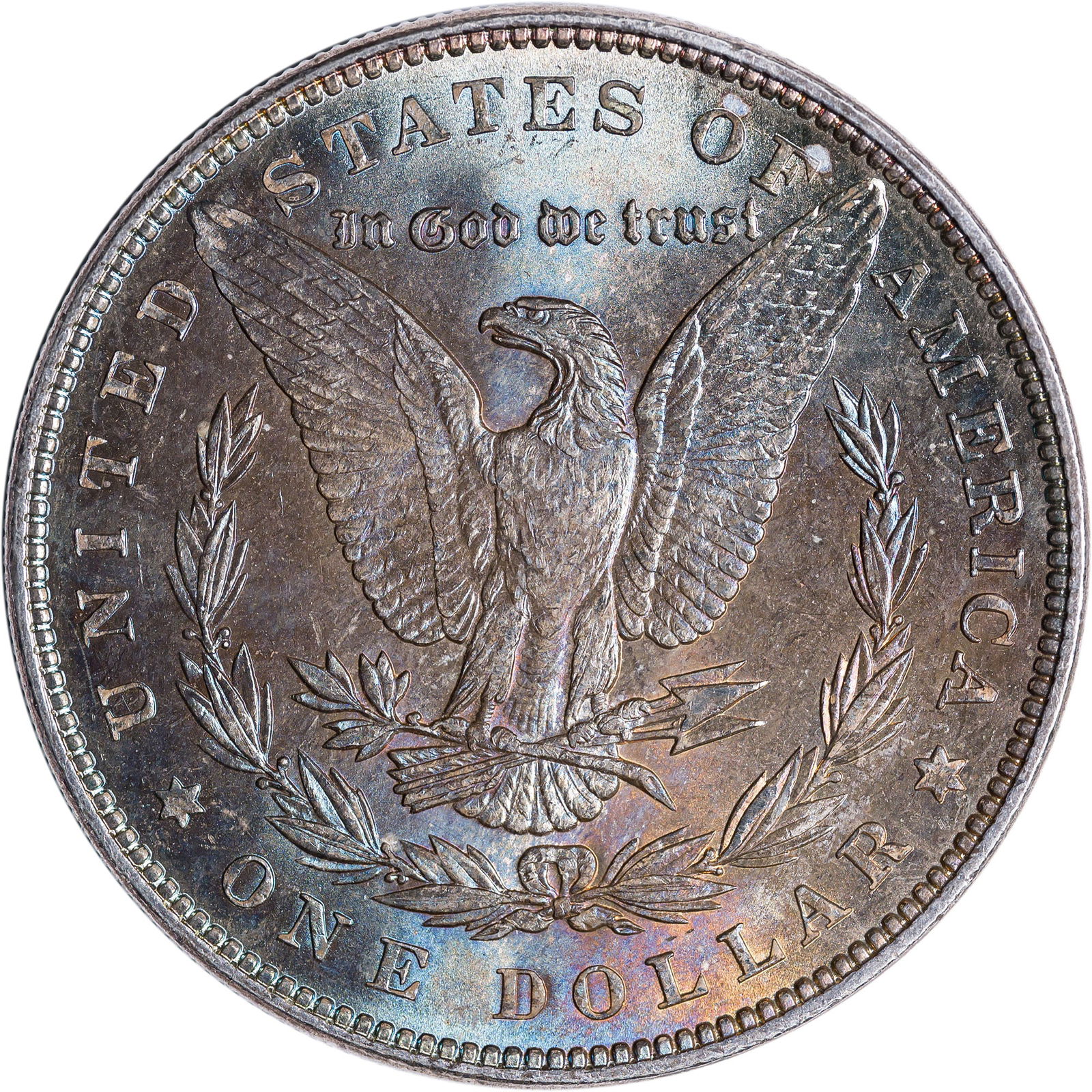 MS-64 Toned 1887 Morgan Dollar (1 of 2)