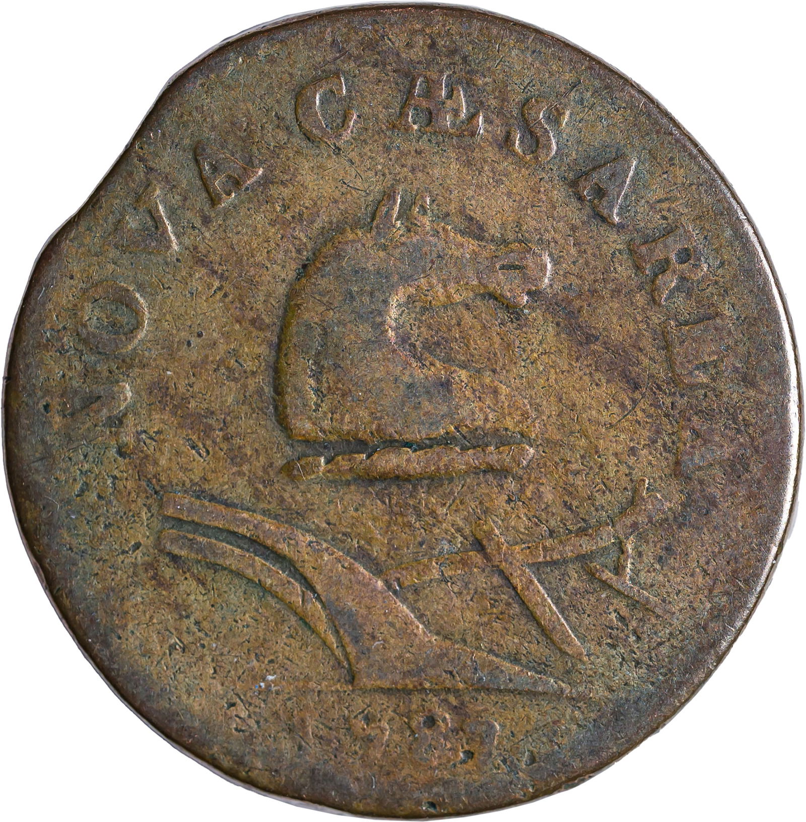 New Jersey. VG to Fine 1787 Copper (1 of 2)