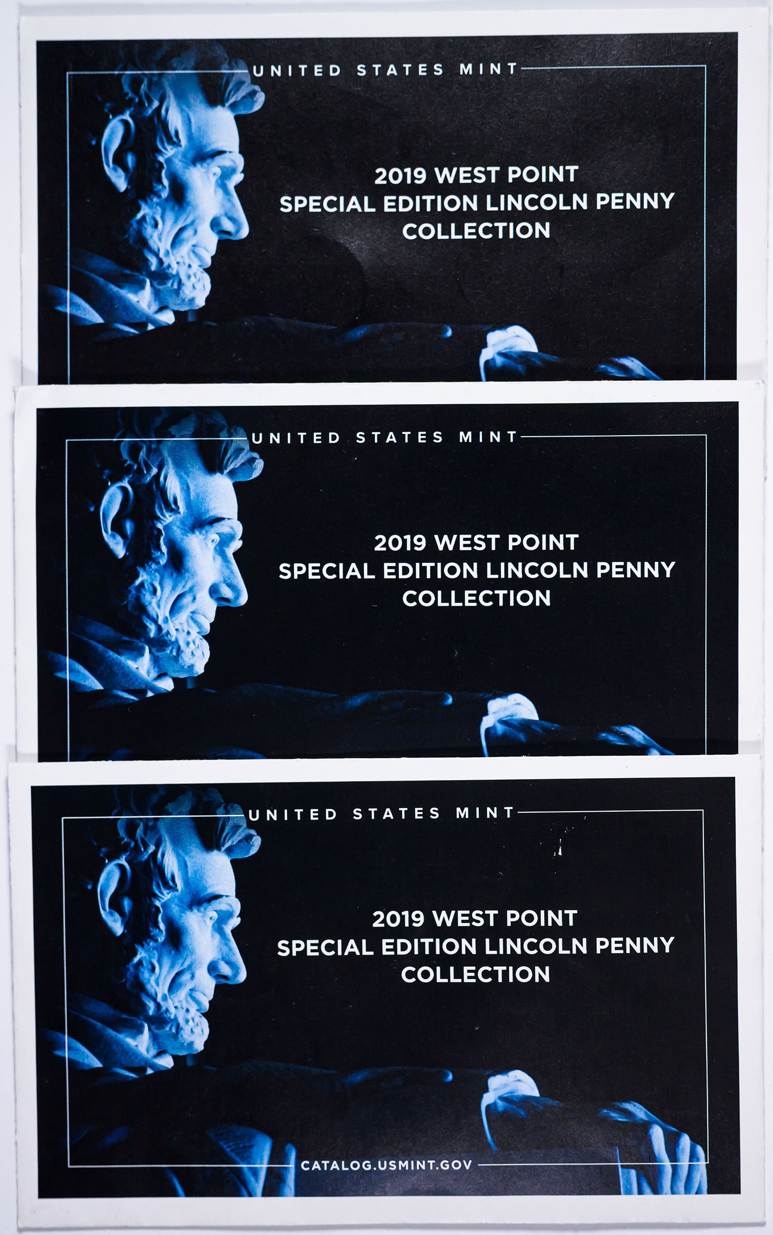 Trio Of 2019 West Point Lincoln Cents (1 of 1)