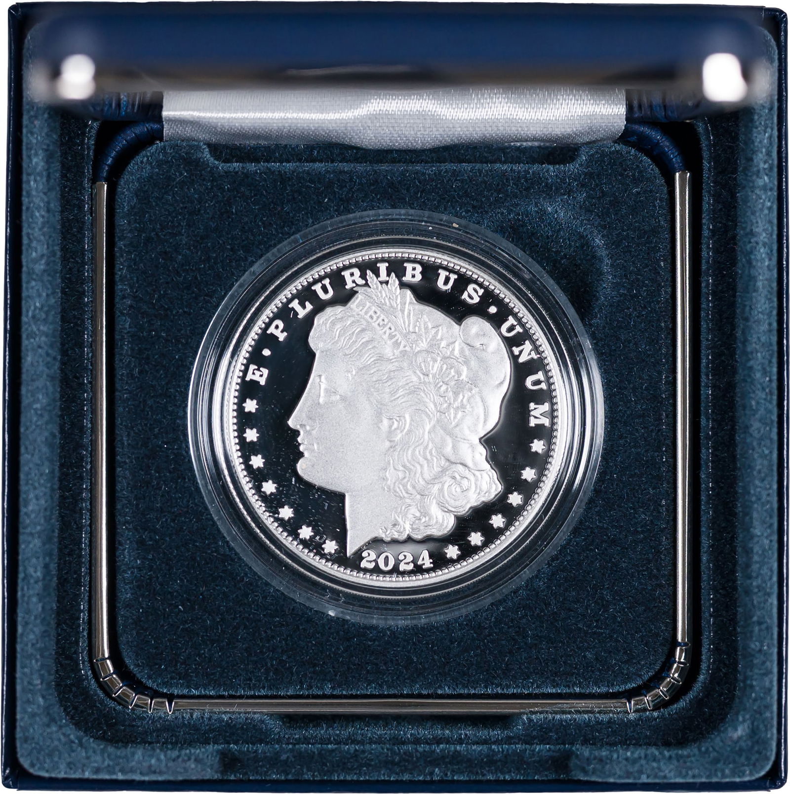 Proof 2024 Morgan Dollar: Gem Proof and housed in OGP.
