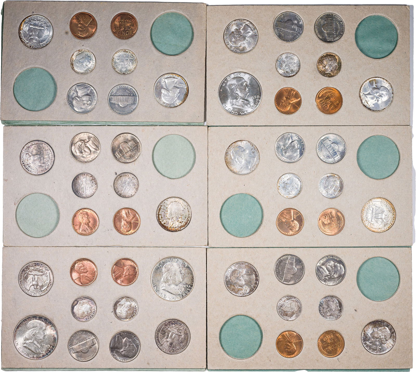 Group Of Partial Early Mint Sets (1 of 1)