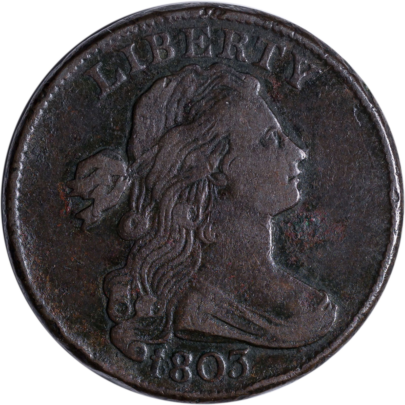 VF-25 1803 Large Cent (1 of 2)