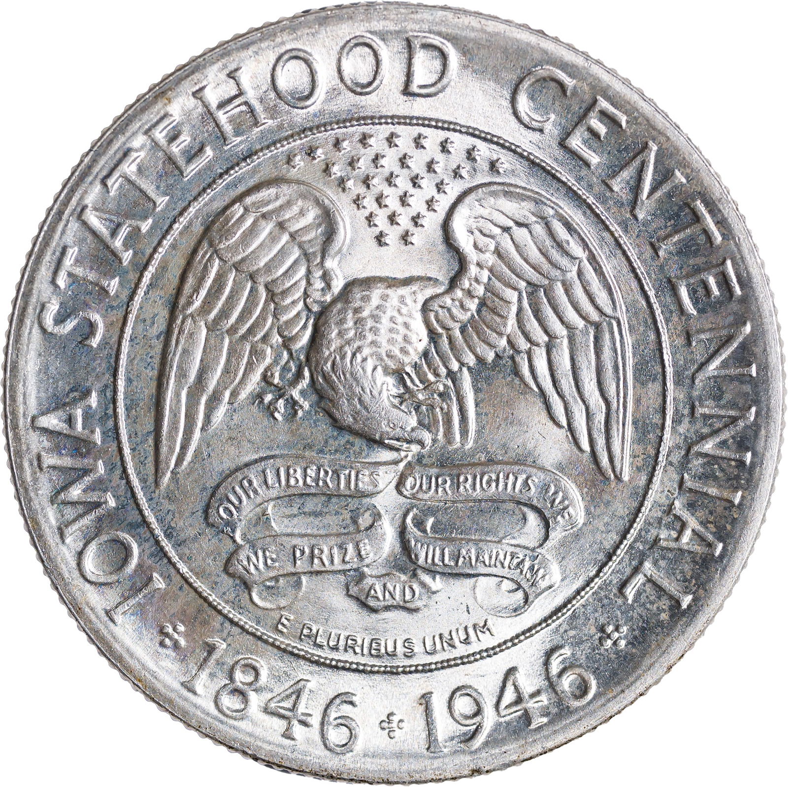 Gem MS-65 1946 Iowa Half Dollar (1 of 2)