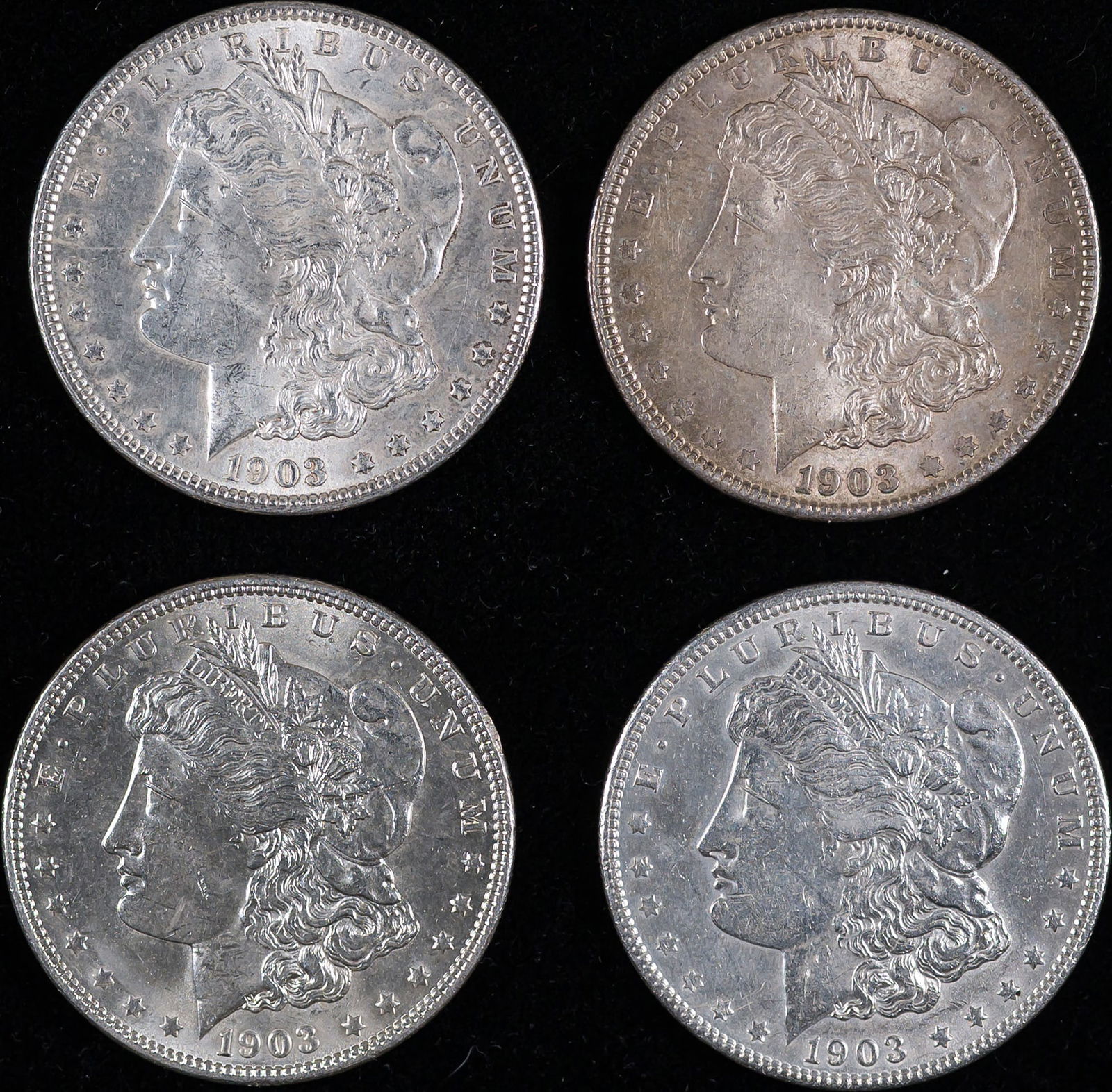1903 Morgan Dollar Quartet (1 of 2)
