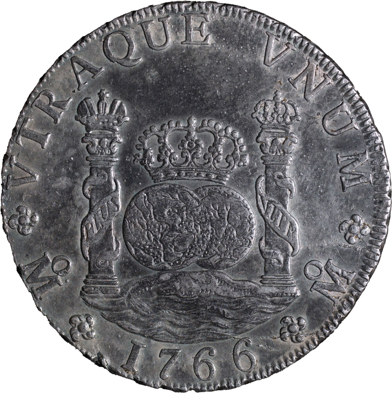 Mexico. UNC Details 1766 8 Reales (1 of 2)