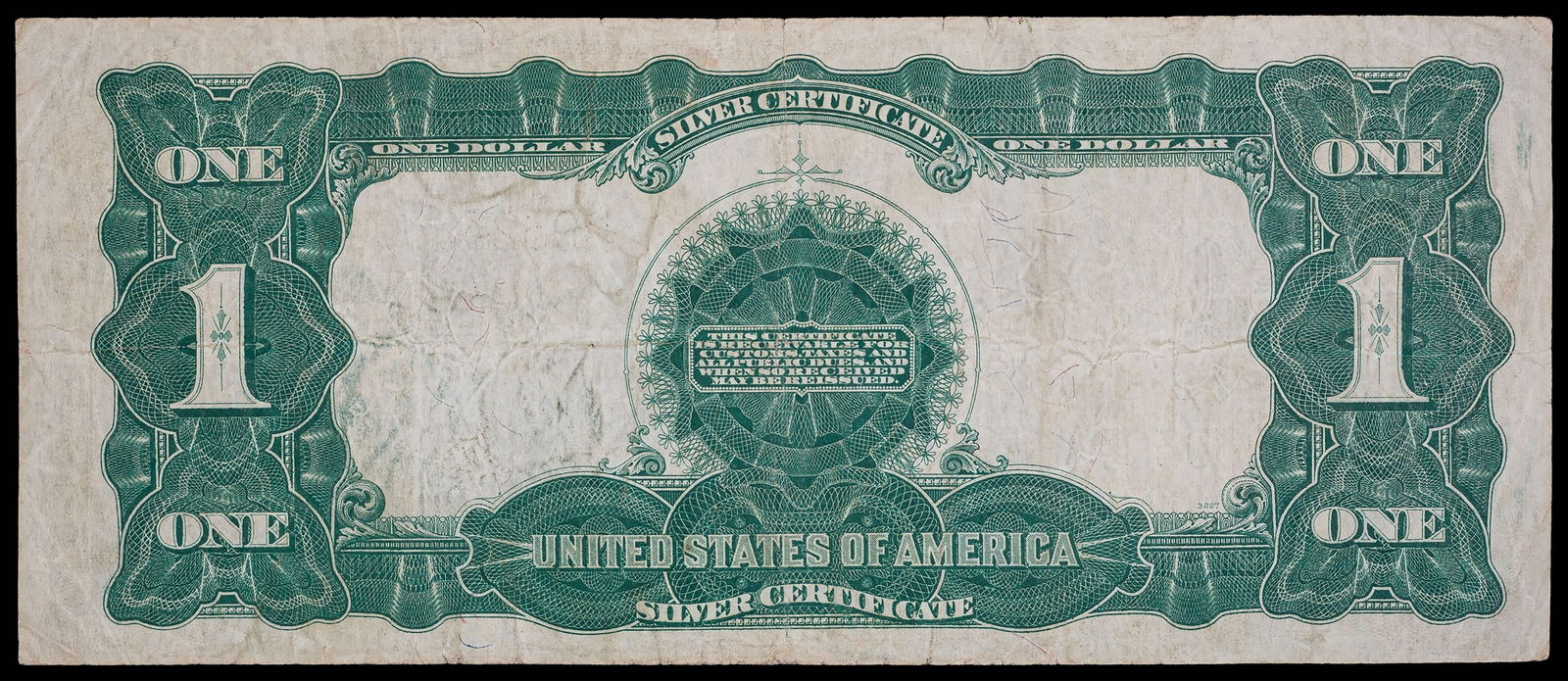 Nice VF 1899 $1 Black Eagle Silver Certificate - 2