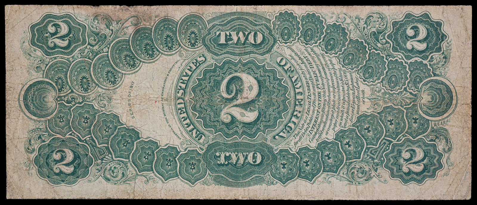 VF 1917 $2 Legal Tender - 2
