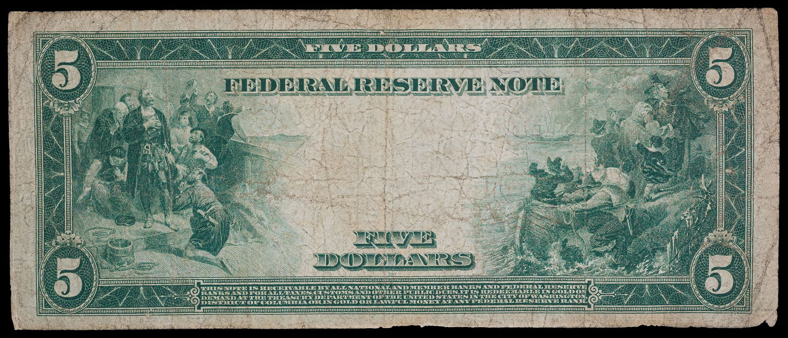 VF 1914 $5 Federal Reserve Note - 2