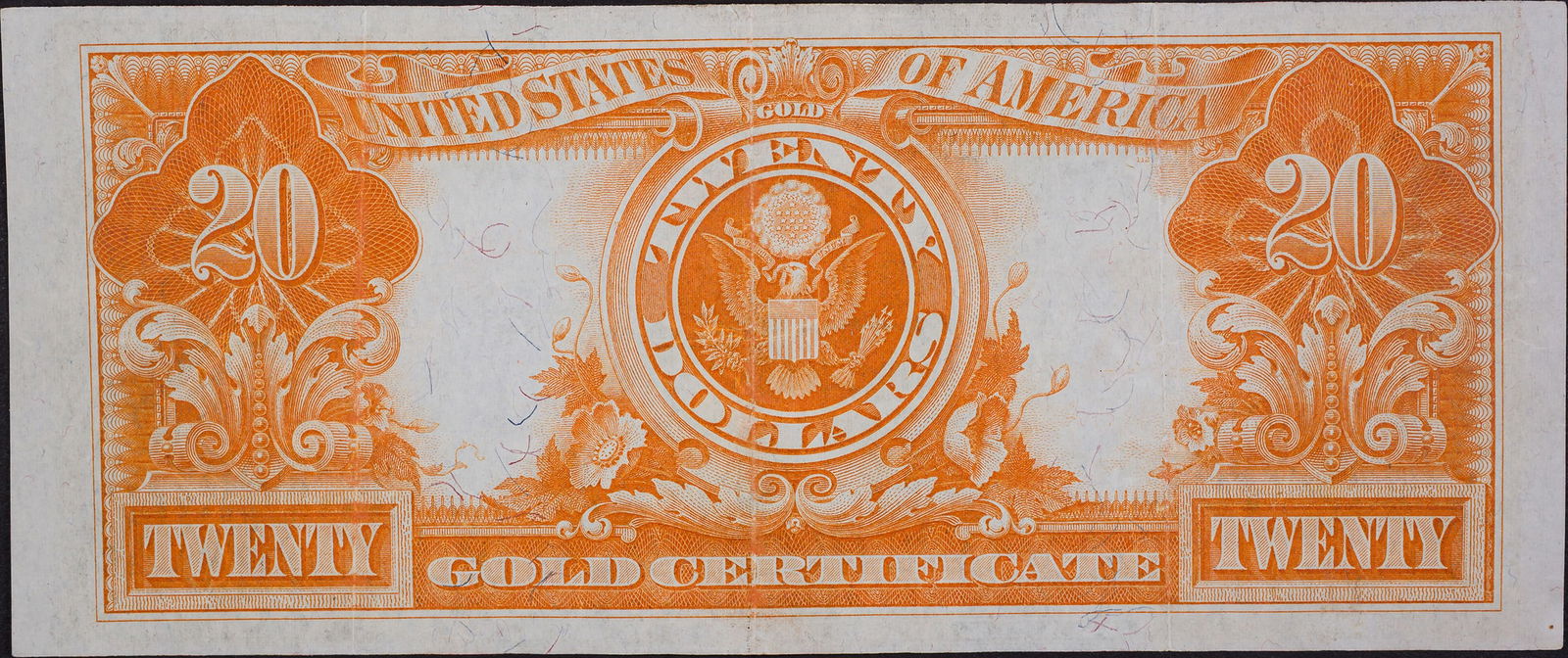 EF 1922 $20 Gold Certificate - 2