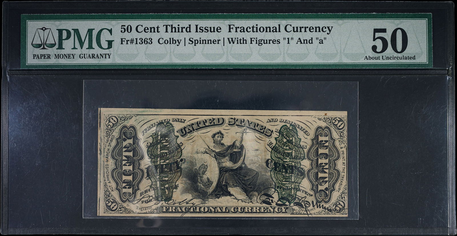 PMG-50 50 Cent 3rd Issue Fractional Note (1 of 2)